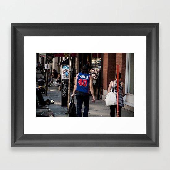 Bill Laimbeer Framed Art Print