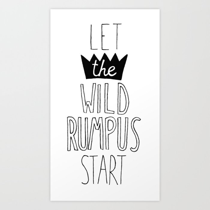 let the wild rumpus start printable
