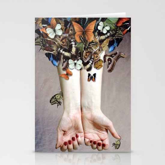 The Butterfly Project (2) Stationery Cards