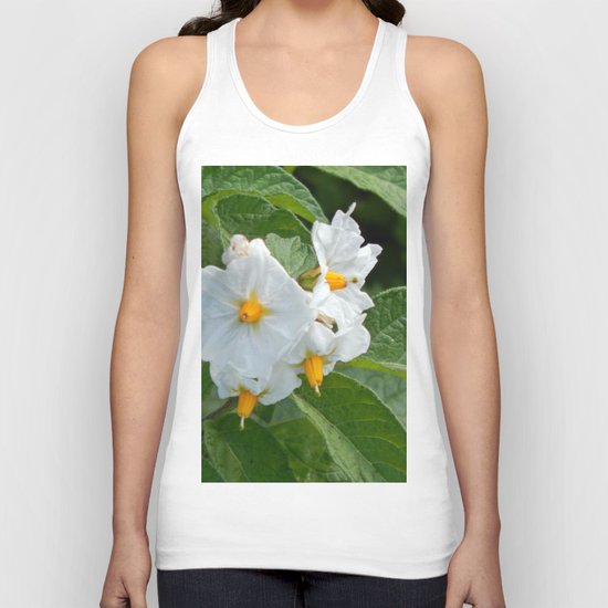 Potato Plant Flowers Unisex Tank Top