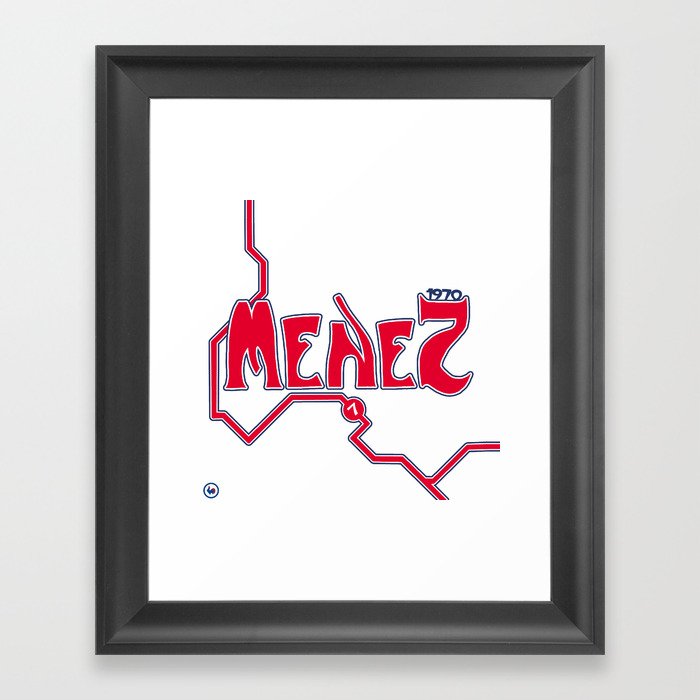 Jeremy Menez Metro: PSG Framed Art Print