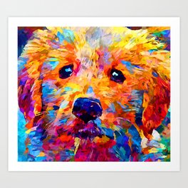 Golden Retriever 5 Art Print