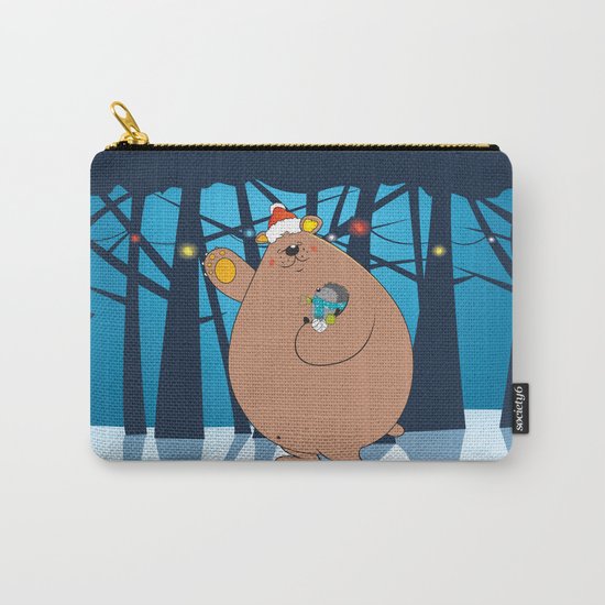We wish you a Merry Christmas ! Carry-All Pouch