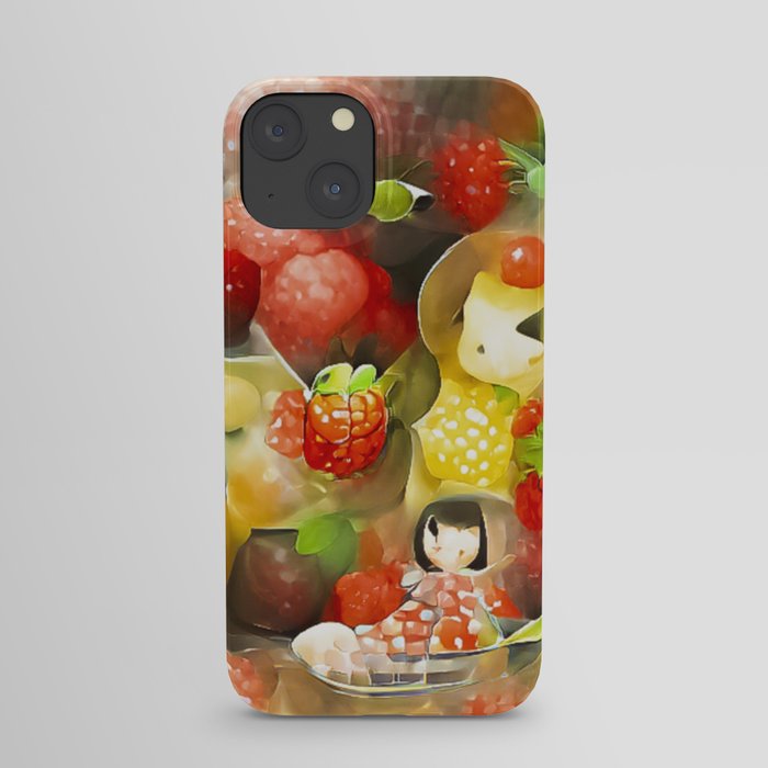 Strawberry Fruit Bowl iPhone Case