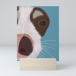 Cute Dog Close Up Mini Art Print