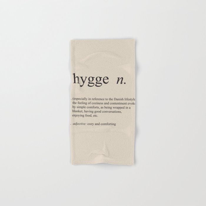 Hygge Definition Hand & Bath Towel
