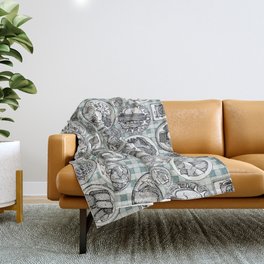 soul food black jade Throw Blanket