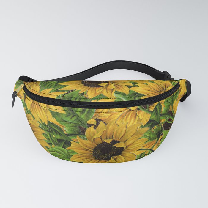 Vintage & Shabby Chic - Sunflowers Flowe Garden Fanny Pack
