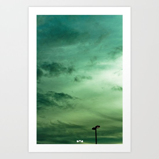 In Light of The Sunset. Art Print