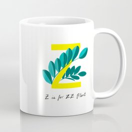 Z is for ZZ Plant Mug