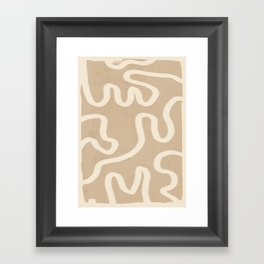 abstract minimal  65 Framed Art Print