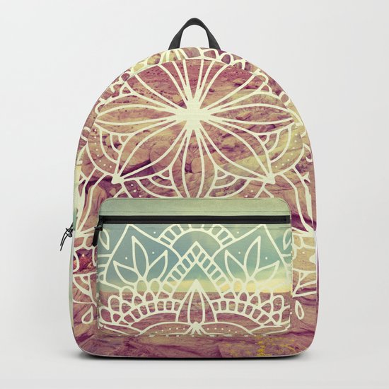Rain Dance Desert Mandala Backpack