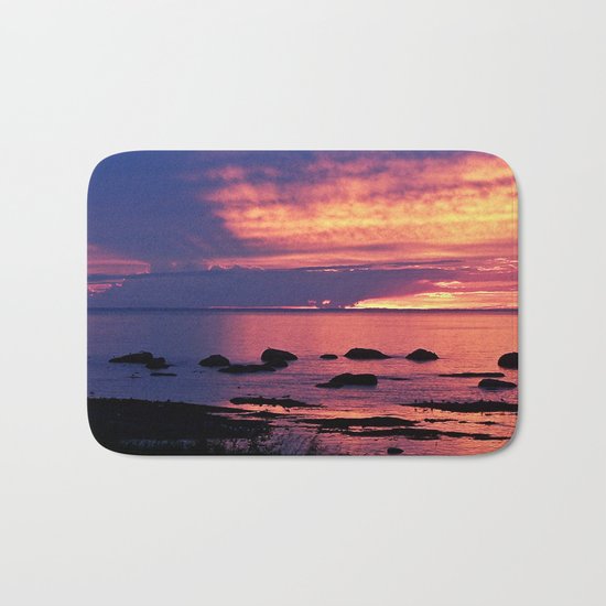 Sunset on the Mighty St-Lawrence Bath Mat