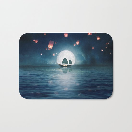 Travel through the Lights Bath Mat