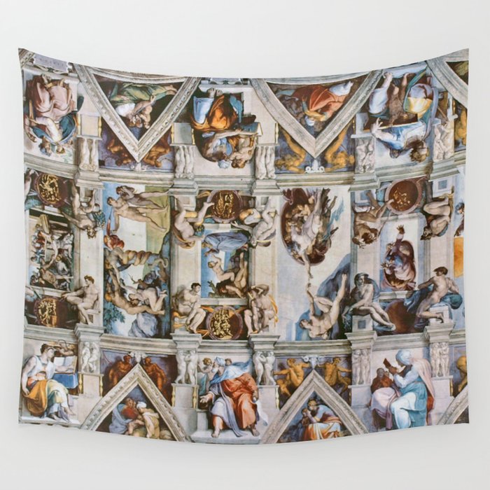 Sistine chapel sales ceiling tapestry