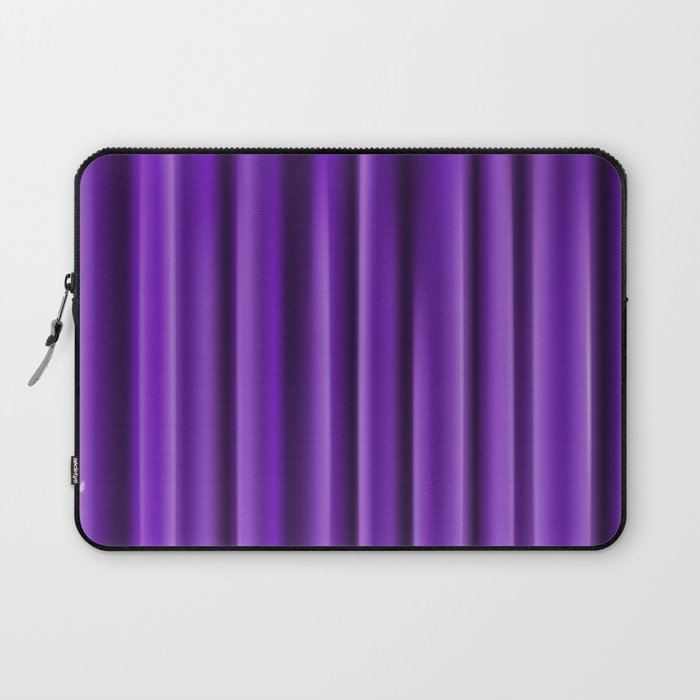 Violet Curtain Background Laptop Sleeve