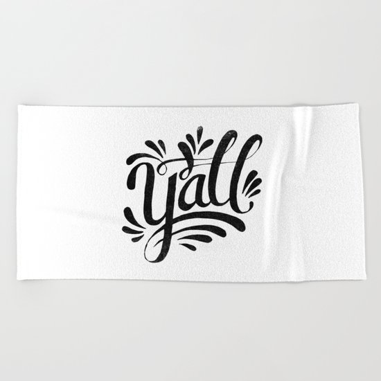 Y'ALL Beach Towel
