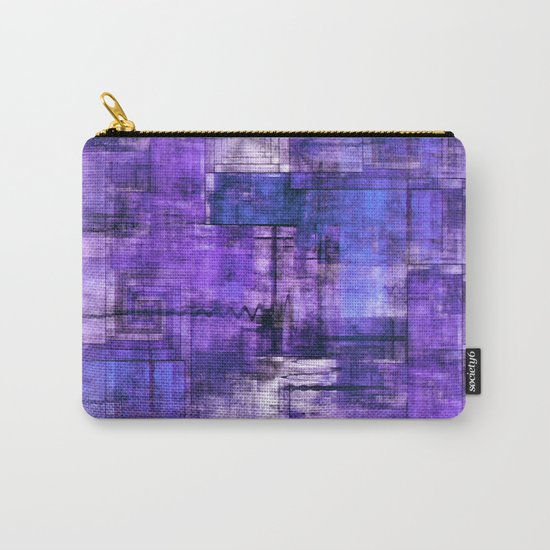 Purple Noise Carry-All Pouch
