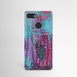 Magical Turquoise Drips and Splatters  Android Case