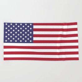 USA flag Beach Towel