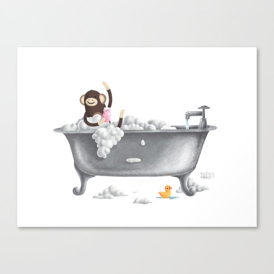 A Bubbly One Canvas Print