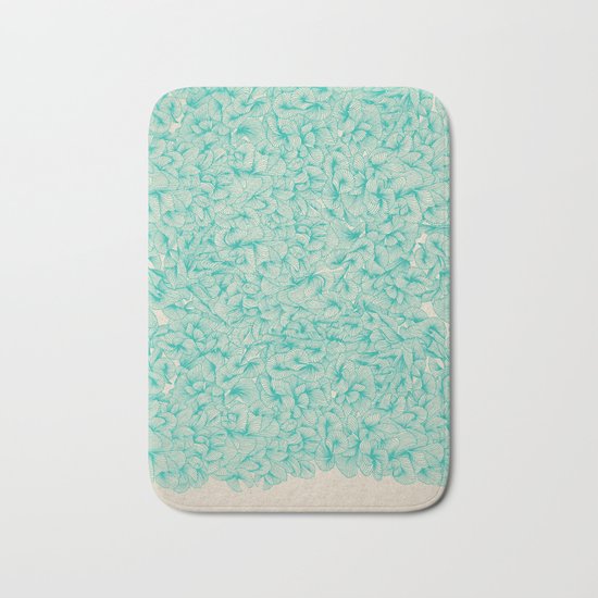 Abstract Pattern – Turquoise Bath Mat