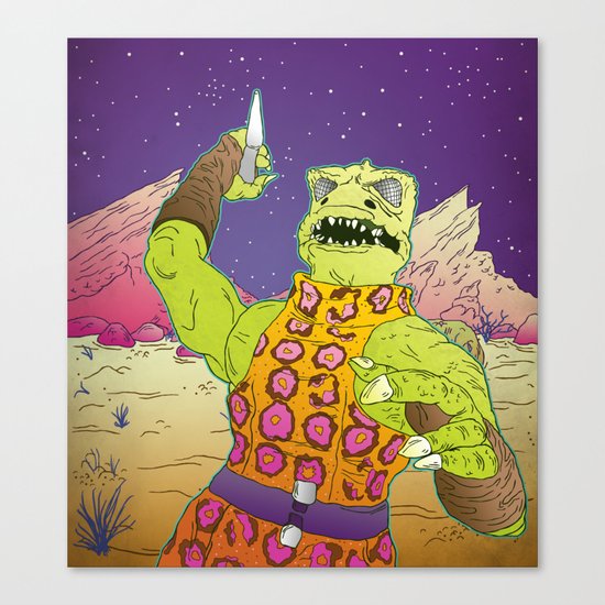 Dog Gorn It! Canvas Print
