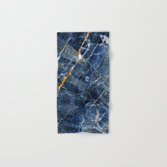 Blue Marble Hand & Bath Towel