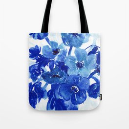 blue stillife Tote Bag