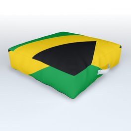 Jamaican Flag Outdoor Floor Cushion