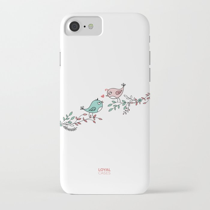Birds In Love iPhone Case