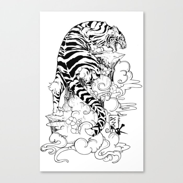 ZODIACS // TIGER Canvas Print