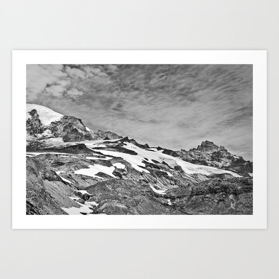 Rugged Mountain Hike Art Print