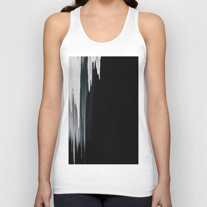 Falling Waves of a Black Sand Beach In Iceland Tank Top