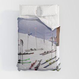 Skiers can't read ;o) Comforter