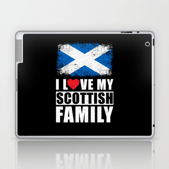 Scottish Family Laptop & iPad Skin