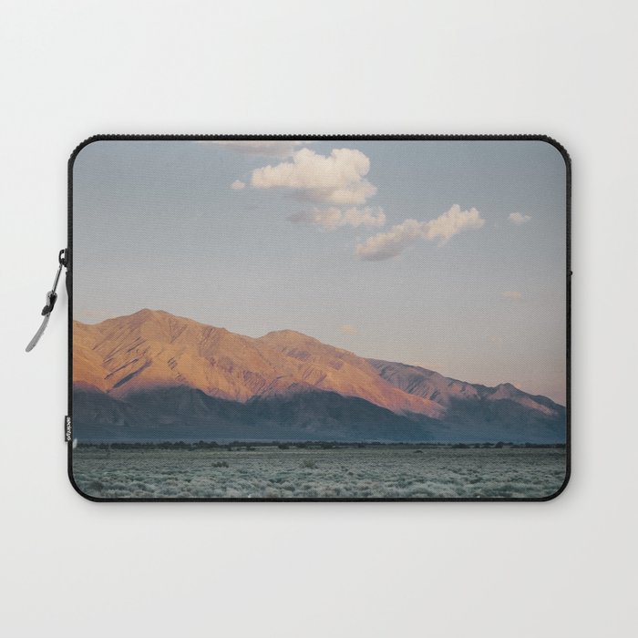 Sierra Mountains with Harvest Moon Laptop Sleeve