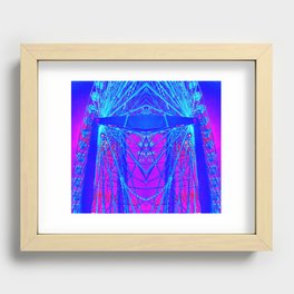 Neon Fe O Recessed Framed Print