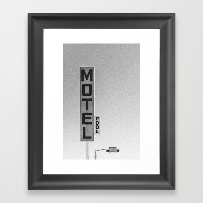 MOTEL Framed Art Print