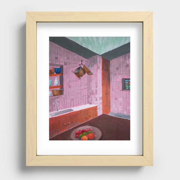 A Kitchen in CDMX Recessed Framed Print