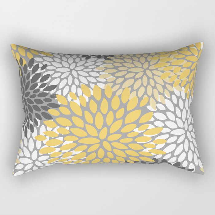 Yellow shop gray pillows