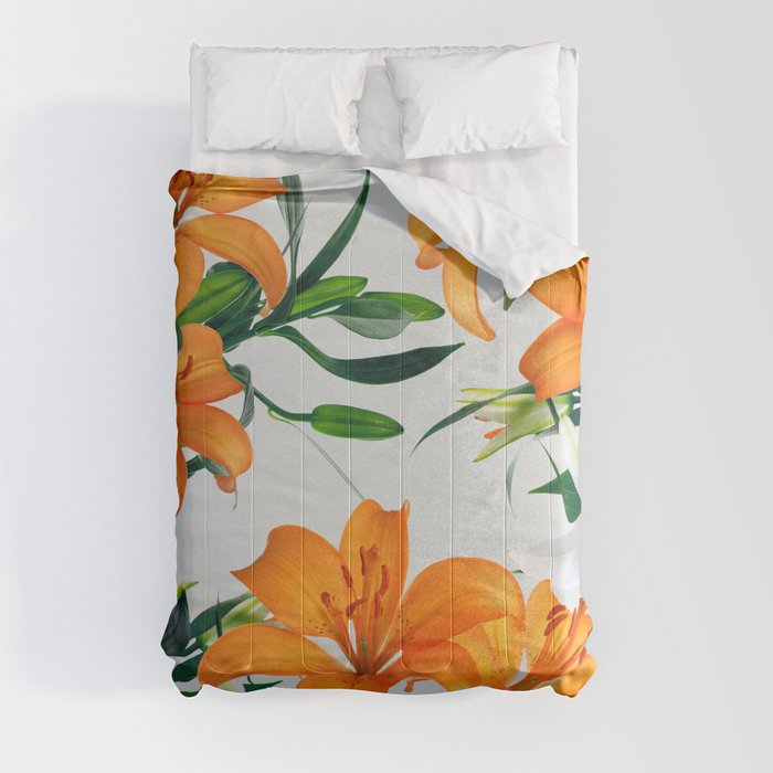 Glorious Lilies Comforter