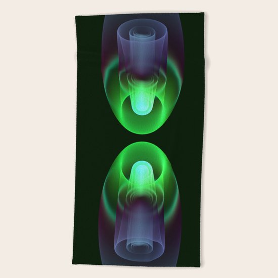 Magic in 3D Beach Towel