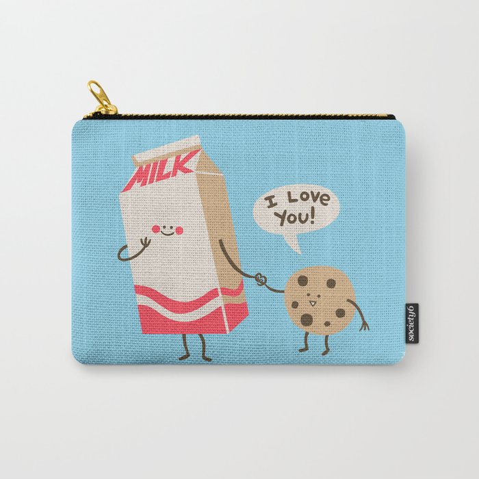 Cookie Loves Milk Carry-All Pouch