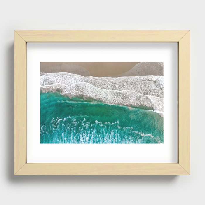 surf Recessed Framed Print