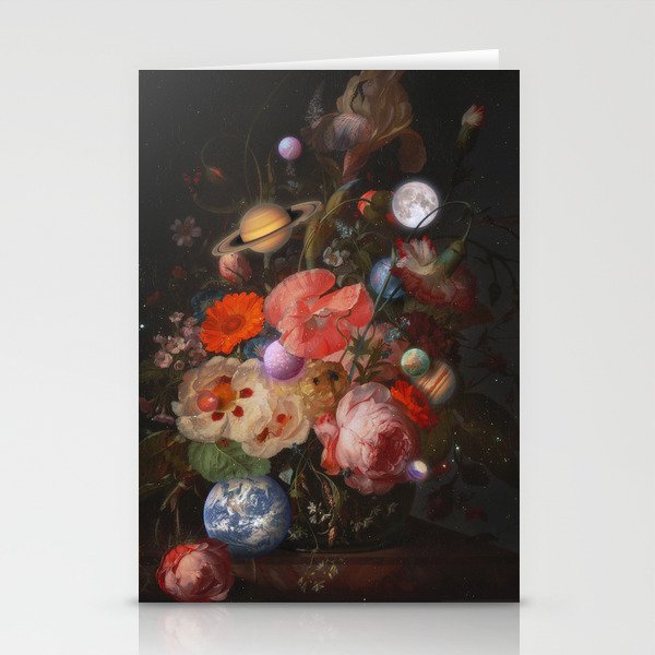 Bouquet of Planets Stationery Cards