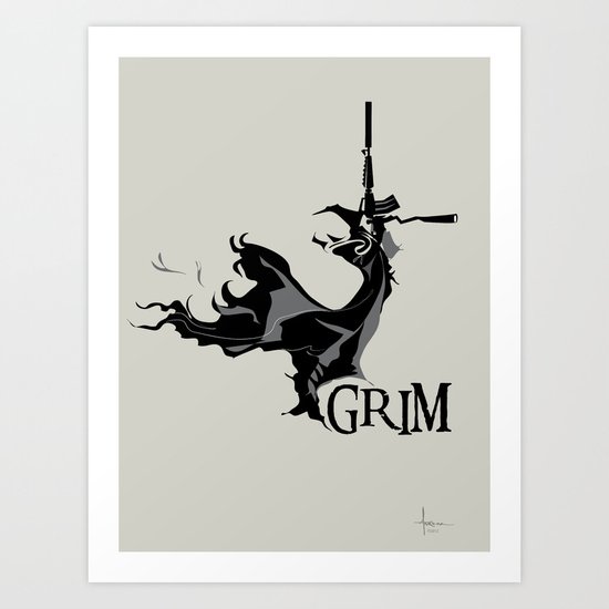 GRIM Art Print