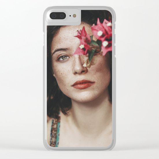 Freckles Clear iPhone Case