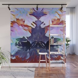 Lilac Alignment Abstract Design Wall Mural