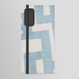 Light Blue Modern Abstract Nordic Simple Android Wallet Case